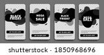 black friday set of sale... | Shutterstock .eps vector #1850968696