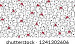 bear seamless pattern vector... | Shutterstock .eps vector #1241302606