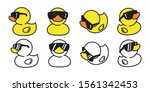 Duck Vector Rubber Duck Icon...