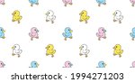 duck seamless pattern rubber... | Shutterstock .eps vector #1994271203