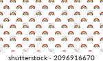 cat seamless pattern kitten... | Shutterstock .eps vector #2096916670