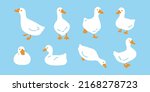 duck vector icon bird goose...