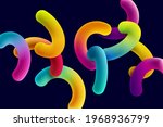 3d colorful geometric shapes.... | Shutterstock .eps vector #1968936799