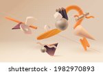 3d geometric shapes. realistic... | Shutterstock .eps vector #1982970893