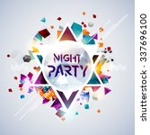 abstract background for party... | Shutterstock .eps vector #337696100