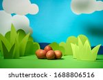 beautiful green spring... | Shutterstock . vector #1688806516