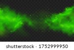 green smoke isolated on... | Shutterstock .eps vector #1752999950