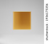 3d gold metallic cube front... | Shutterstock .eps vector #1936175356