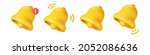 3d notification bell icon set... | Shutterstock .eps vector #2052086636
