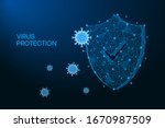 security shield for virus... | Shutterstock .eps vector #1670987509