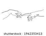 continuous one line drawing of... | Shutterstock .eps vector #1962353413