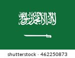flag of saudi arabia. | Shutterstock .eps vector #462250873