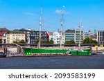 Rickmer Rickmers is a sailing ship permanently moored as a museum ship in Hamburg