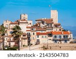 Small photo of Picasso Museum or Musee Picasso in Antibes city, French Riviera or Cote d'Azur in France