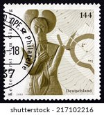 germany   circa 2005  a stamp... | Shutterstock . vector #217102216