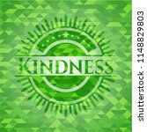 kindness green emblem with... | Shutterstock .eps vector #1148829803