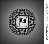 flag with money symbol inside... | Shutterstock .eps vector #1161346426