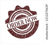 red order now rubber stamp with ...