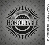Honourable Black Emblem....