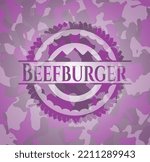 Beefburger Pink And Purple On...