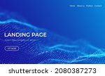 abstract landing page... | Shutterstock .eps vector #2080387273