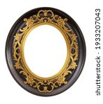 Wooden Oval Frame For Paintings ...
