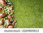 Easter Egg Hunting Background....