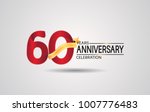 60 years anniversary logotype... | Shutterstock .eps vector #1007776483
