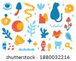 cute abstract background in... | Shutterstock . vector #1880032216