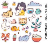 Set Of Kawaii Sticker  Cute...