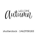 Handwritten Welcome Autumn...