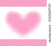 valentine blurry heart photo... | Shutterstock .eps vector #2102569729