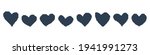 vector set of heart icons in... | Shutterstock .eps vector #1941991273