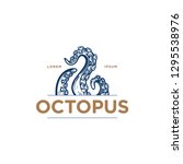 "octopus" Tentacles Logo. Hand...