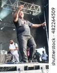 Small photo of Busta Rhymes and spiff star high energy performance attends the 2016 One Music Fest in Atlanta Georgia Lakewood Amphitheater 9/10/16
