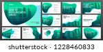 powerpoint presentation layout... | Shutterstock .eps vector #1228460833