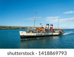 Small photo of Swanage, Dorset, England - September 22 2016 - The Waverley Paddle Steamer