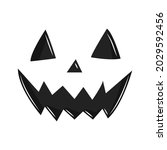 pumpkin face  halloween pumpkin ... | Shutterstock .eps vector #2029592456