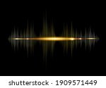 sound wave rhythm background.... | Shutterstock .eps vector #1909571449