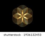 seed of life symbol sacred... | Shutterstock .eps vector #1936132453