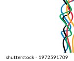 abstract colorful curly line ... | Shutterstock .eps vector #1972591709