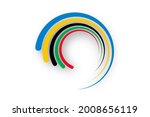 Colorful Vortex Icon  Logo...