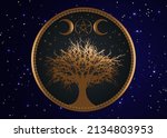 Tree Of Life Wicca Sign Mandala ...
