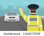Traffic Police Officer Stops...