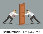angry businessman or manager... | Shutterstock .eps vector #1744662290