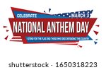 National Anthem Day Banner...