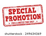special promotion grunge rubber ... | Shutterstock .eps vector #249634369