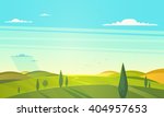 valley landscape. vector... | Shutterstock .eps vector #404957653