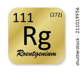 black roentgenium element into... | Shutterstock . vector #211019956