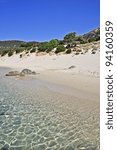 Small photo of Beach of Sa Ruxi, Sardinia, in Italy